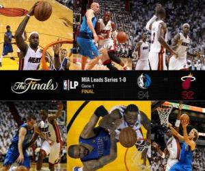yapboz NBA Finalleri 2011, 1 Maç, Dallas Mavericks 84 - Miami Heat 92